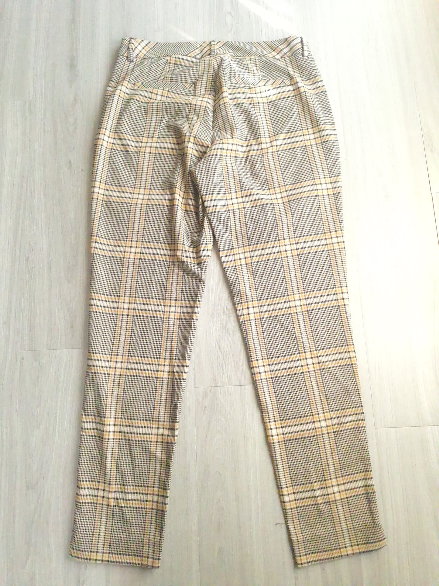 Yessica Slim Fit Stoffhose Karo 36