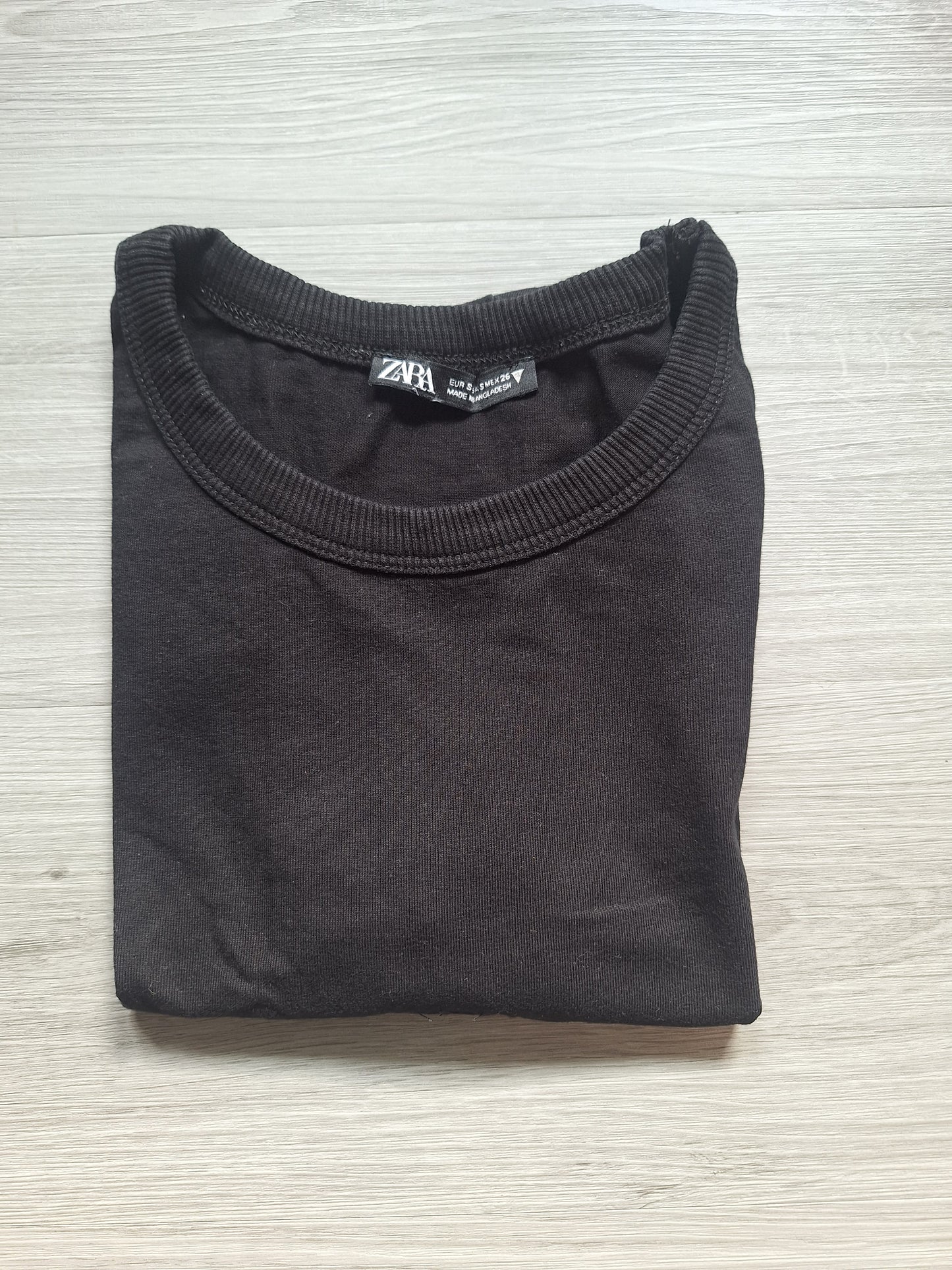 Zara Crop Shirt Raffung 36