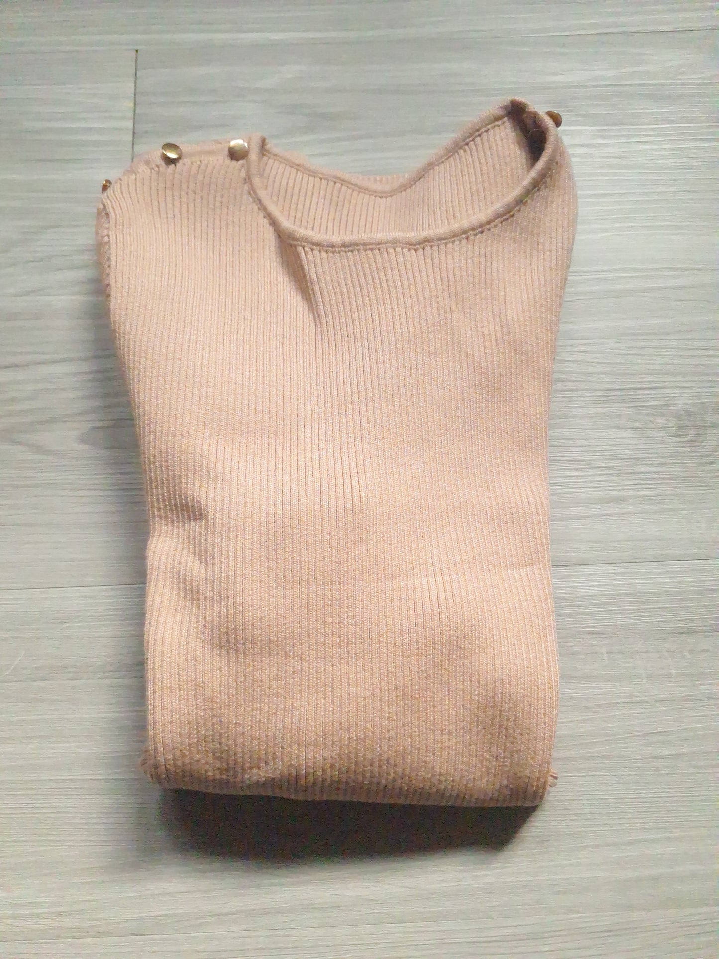 Rippstrick Pullover Langarm 38