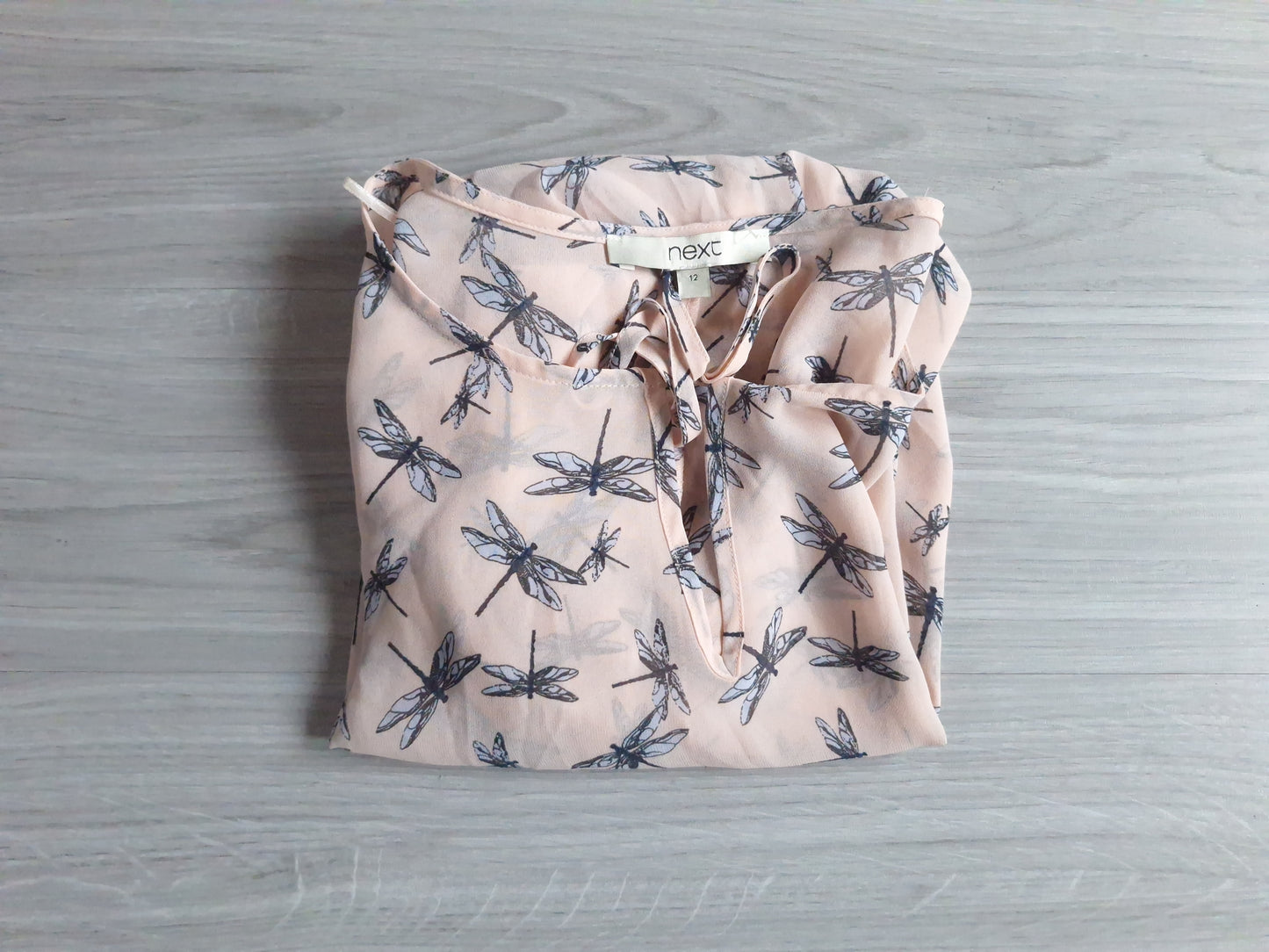 Next Chiffonbluse Libellenmuster 40