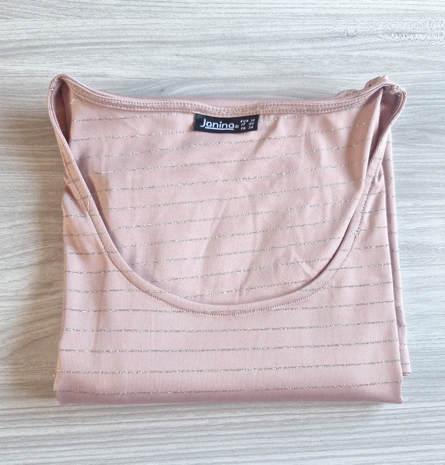 Janina T-Shirt Glitzerstreifen 36