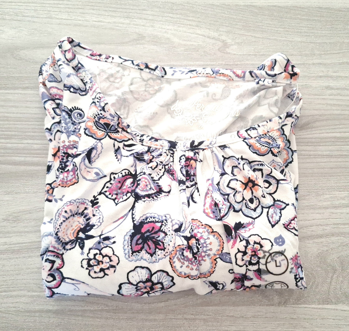 Canda T-Shirt Blumenmuster 40