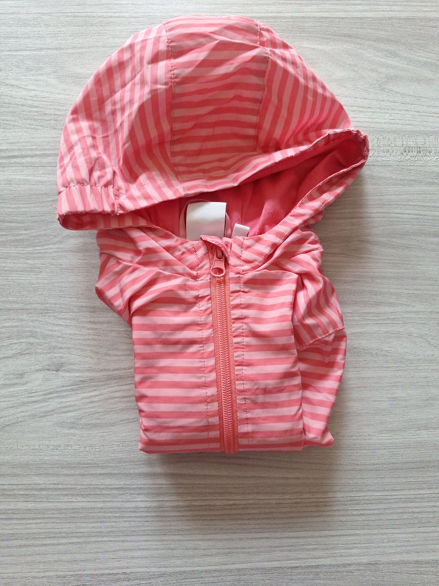 Bubble Gum Regenjacke Gestreift 80