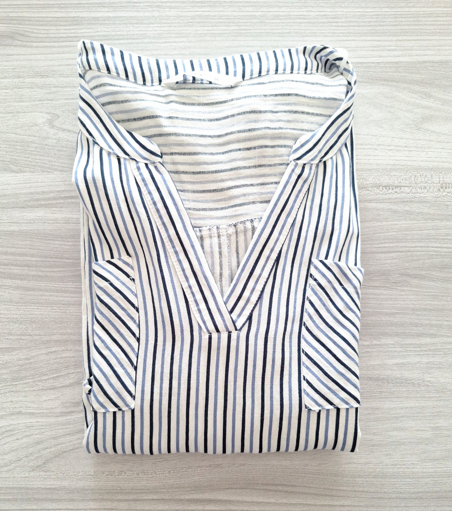 ONLY Blusenkleid Streifen 34