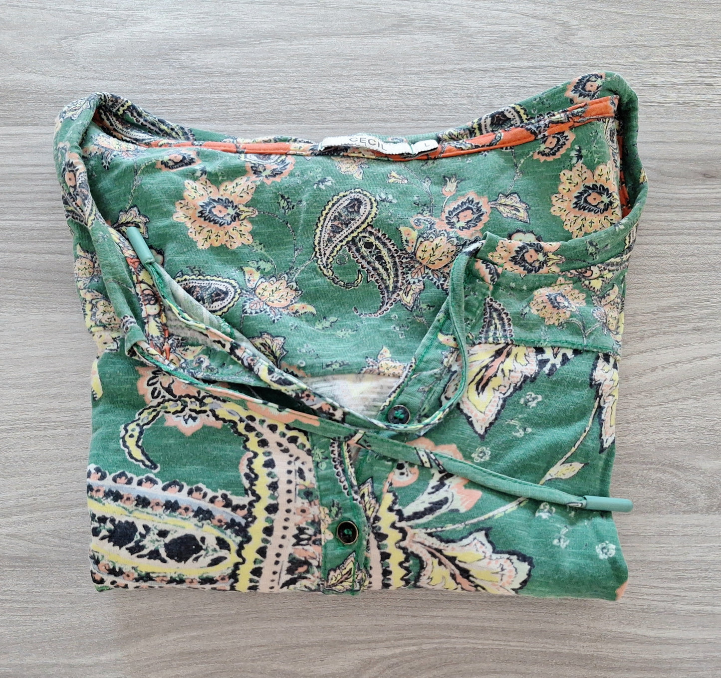 Cecil Langarmshirt Paisley 40