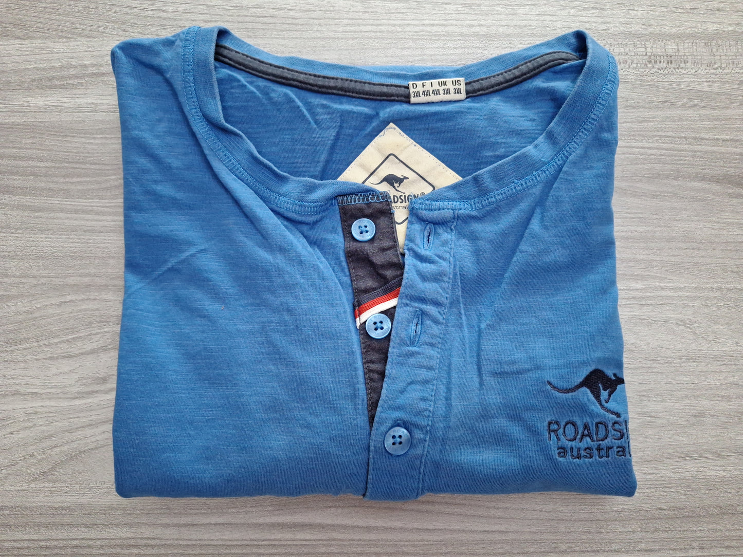 Roadsign Australia Henley-Shirt 3XL