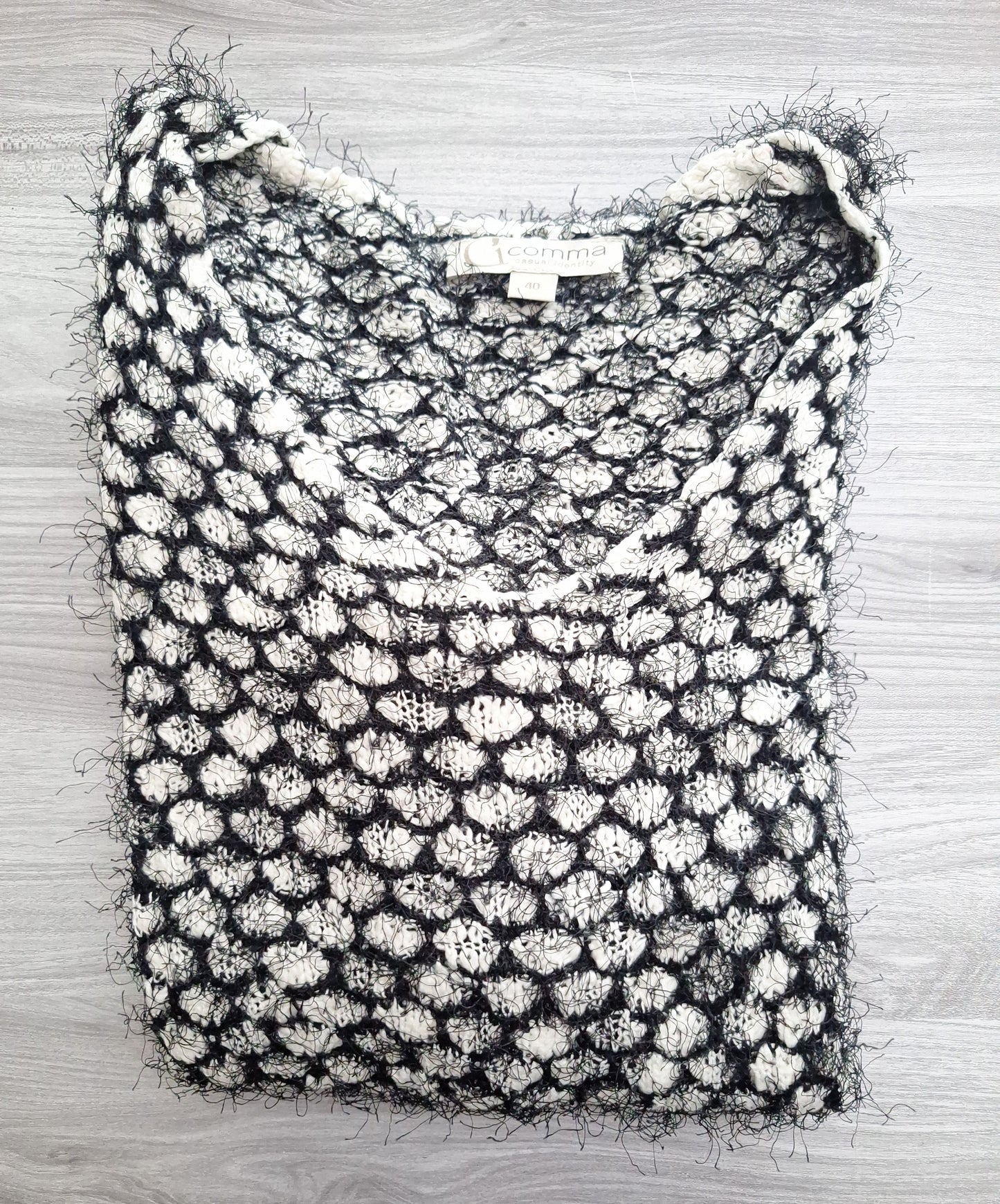 Comma Strickpullover Flauschig 40