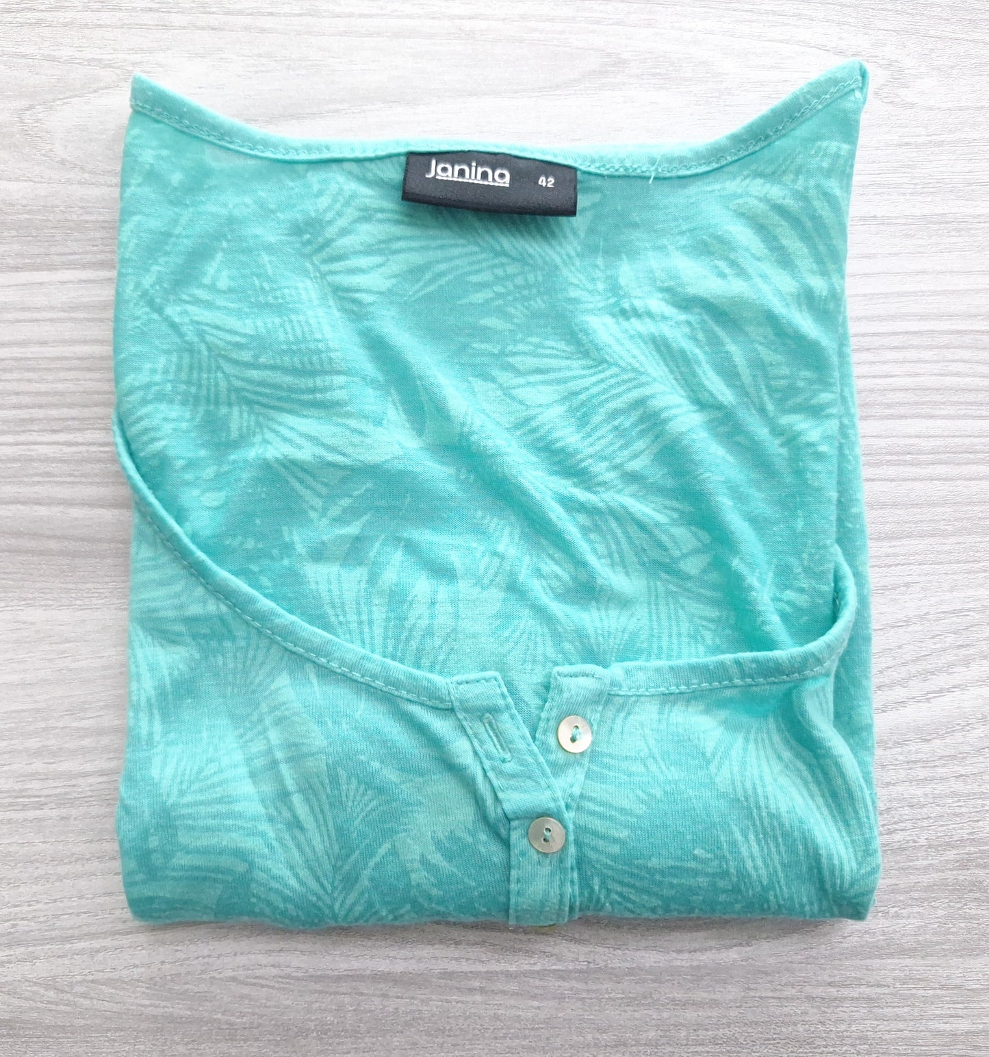 Janina Shirt Blätterprint 42