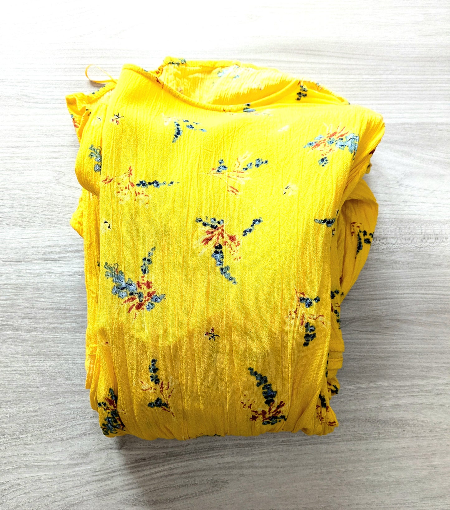 EDC Volantkleid Blumen 38