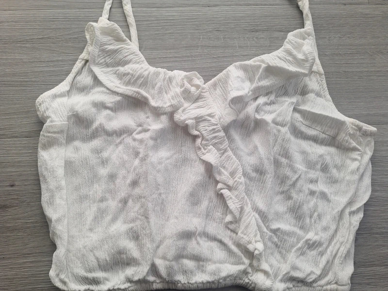 Tally Weijl Crop Top Rüschen 36