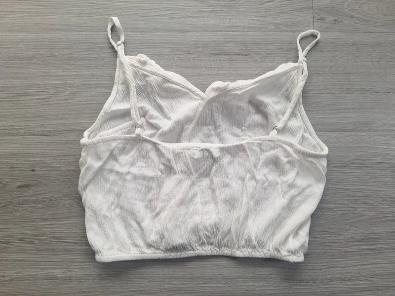 Tally Weijl Crop Top Rüschen 36