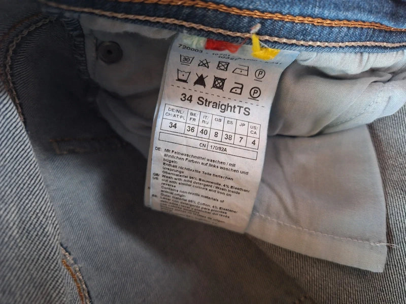 Taifun Straight Fit Jeans Low Waist 34