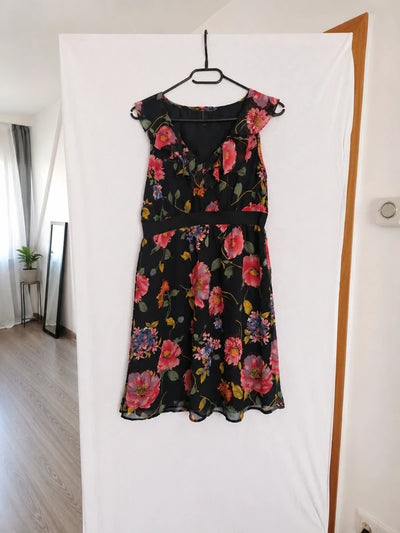 Vero Moda Chiffonkleid Blumen 36