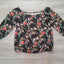 Amisu Carmenbluse Blumen 38