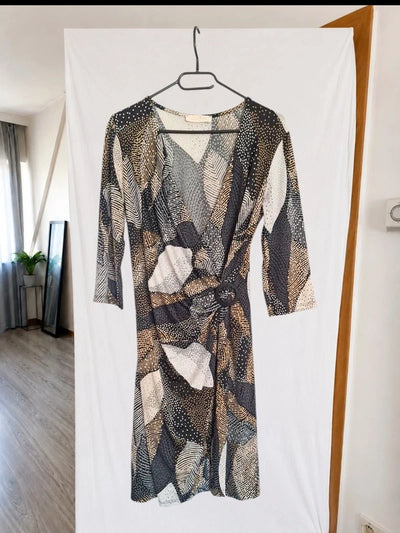 Lady Lol Jerseykleid Wickeloptik 36