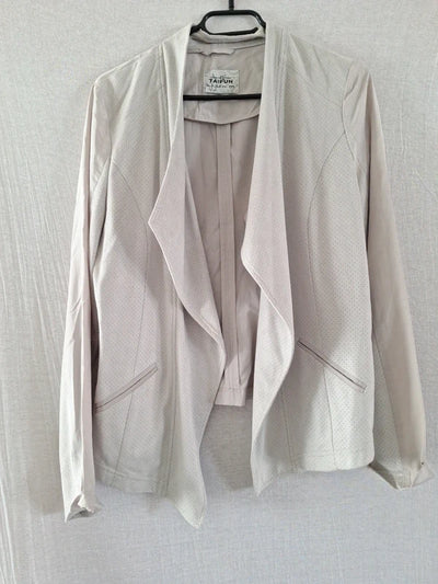 Taifun Cardigan Wasserfallkragen 38