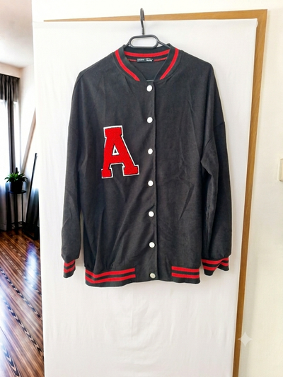 Shein Collegejacke Oversize 38