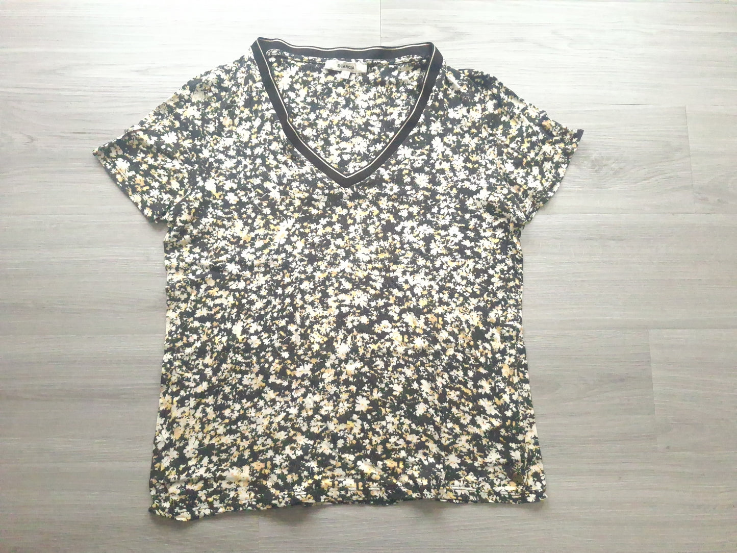 Garcia T-Shirt Blumenprint 38