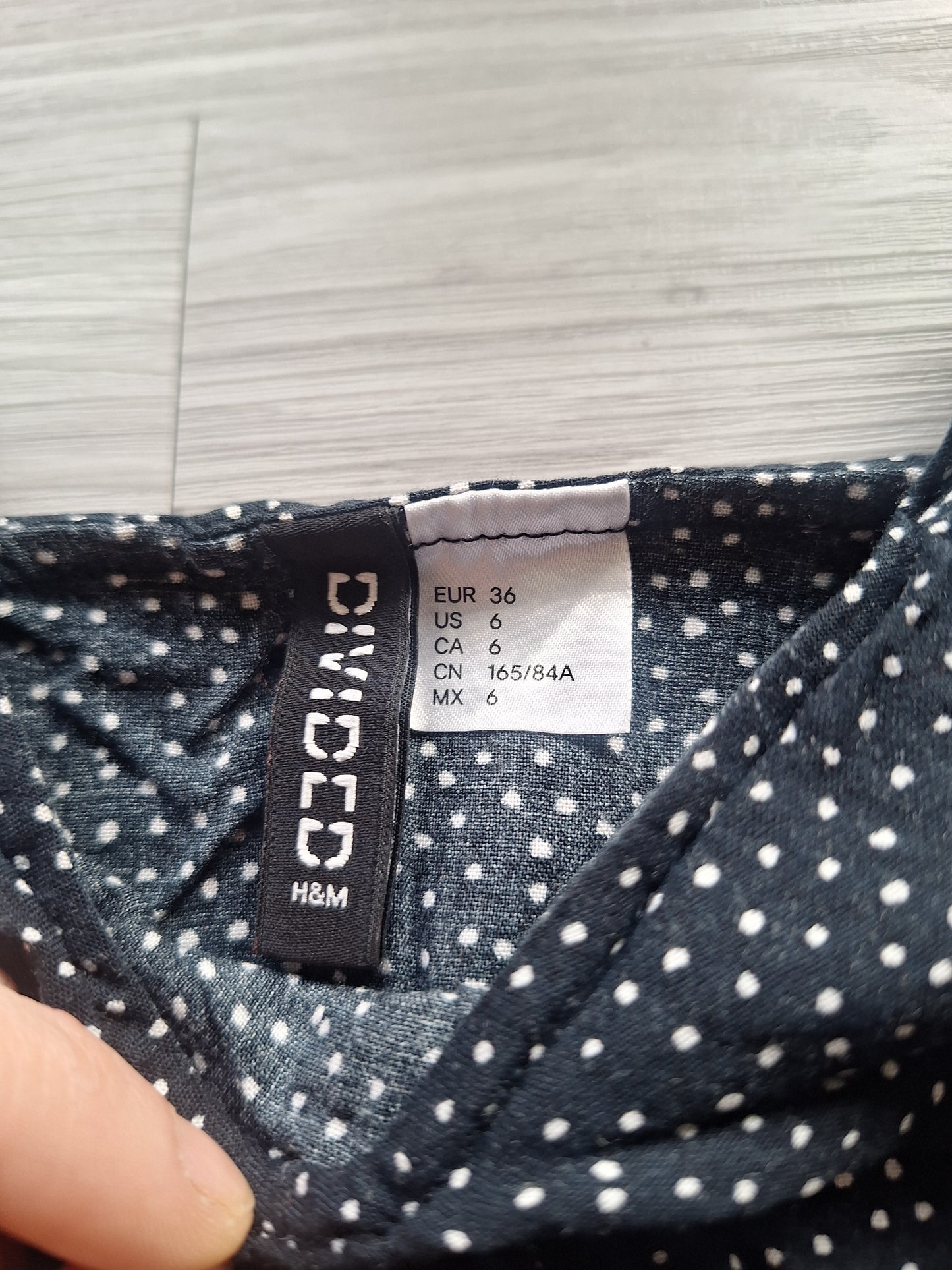 H&M Divided Volantkleid 36