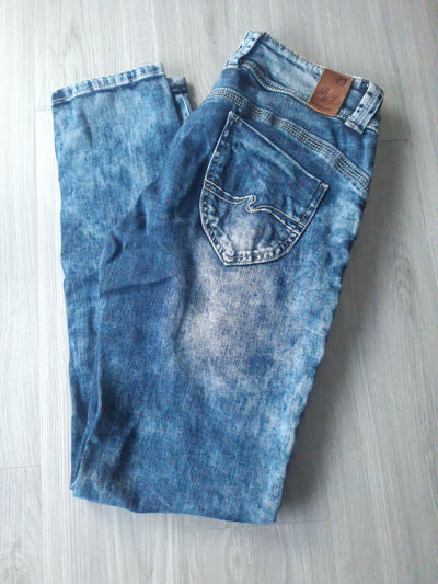 Blue Monkey Slim Fit Röhrenjeans W29 L32 36