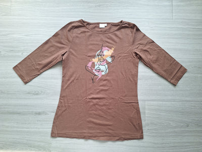 Reken Maar Longsleeve Gesichtsprint 36