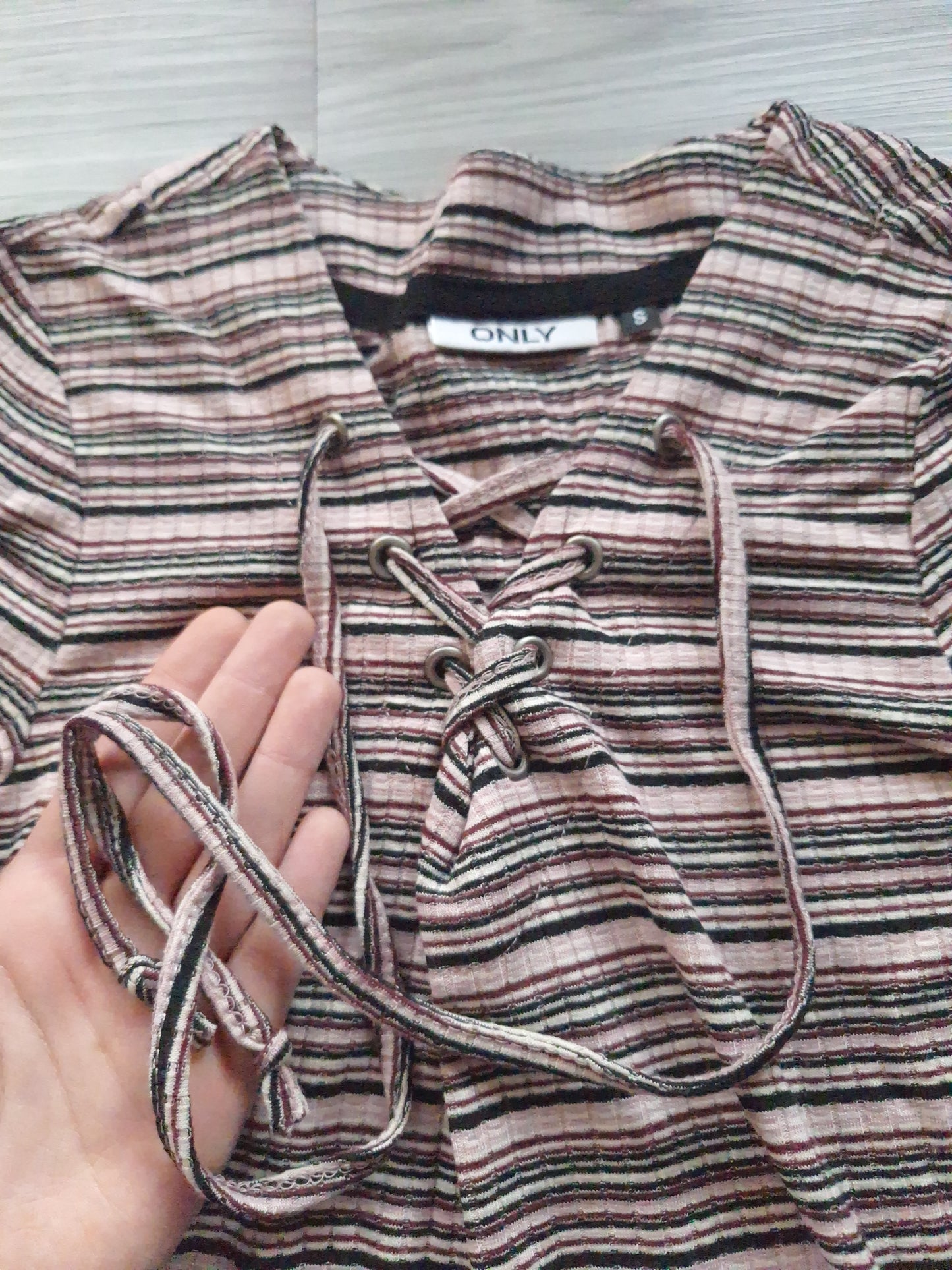 ONLY Longshirt Lace-Up Ausschnitt 36