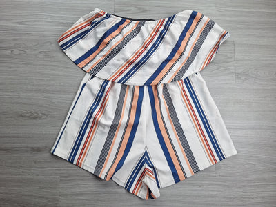 Bandeau Jumpsuit Streifen 36