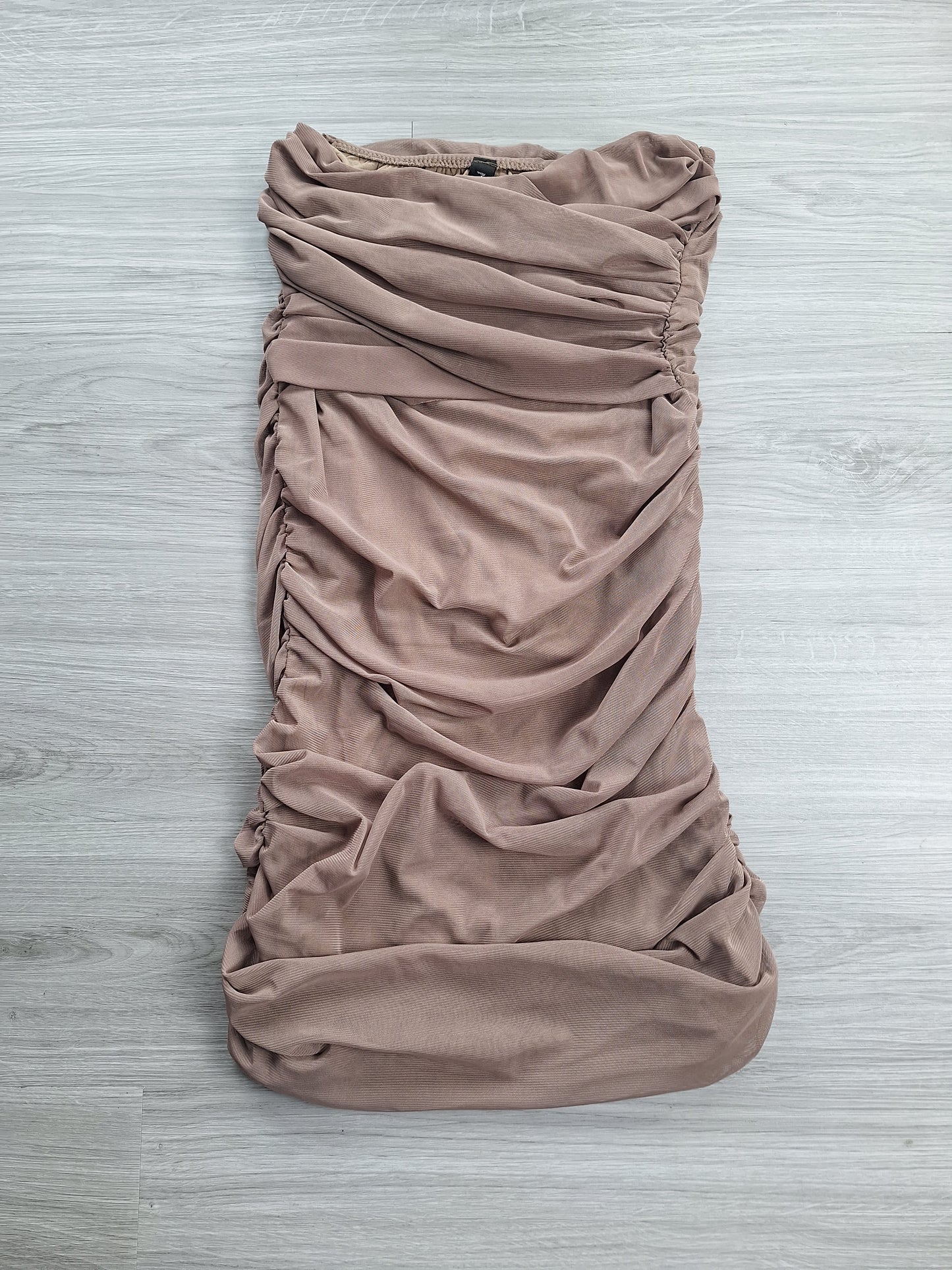 Madonna Bandeaukleid Raffungen 38