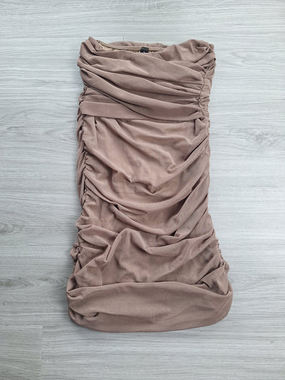 Madonna Bandeaukleid Raffungen 38