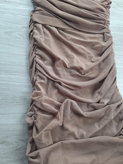 Madonna Bandeaukleid Raffungen 38