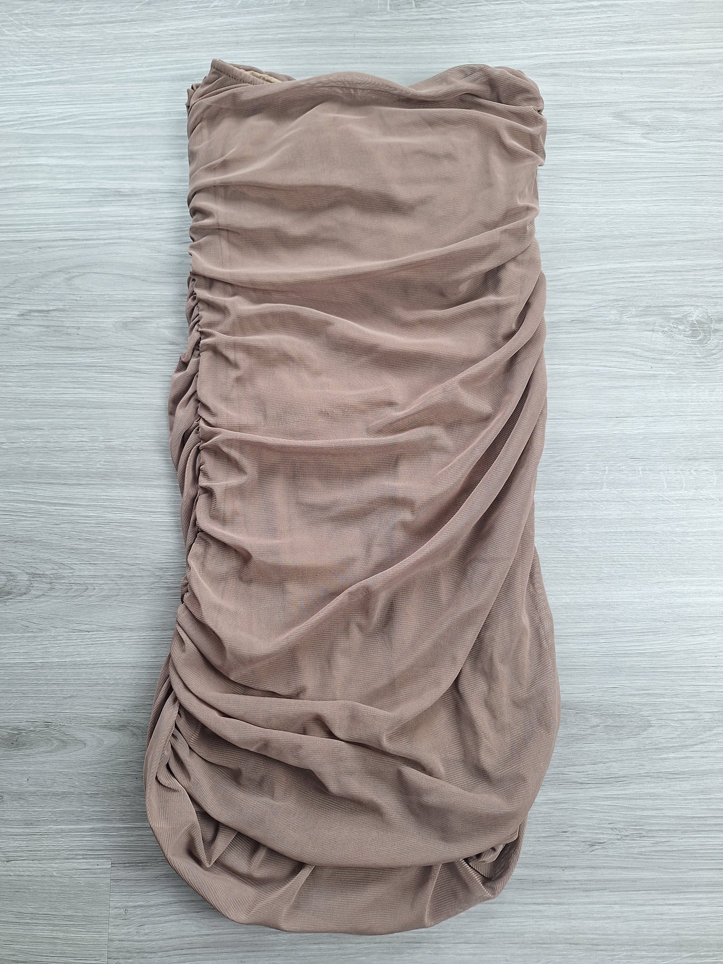 Madonna Bandeaukleid Raffungen 38