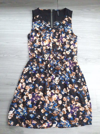 House Chiffonkleid Blumenprint 38