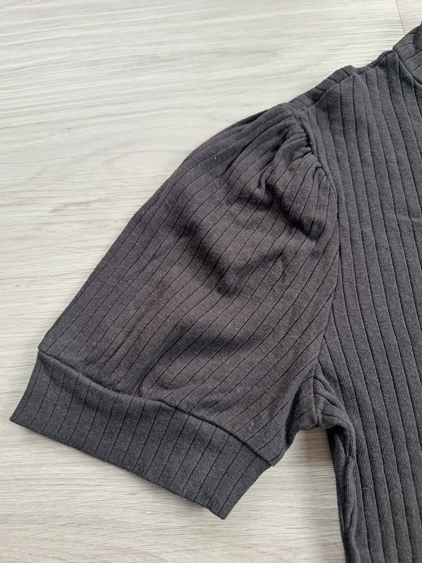 Shein Rippshirt Puffärmeln 36