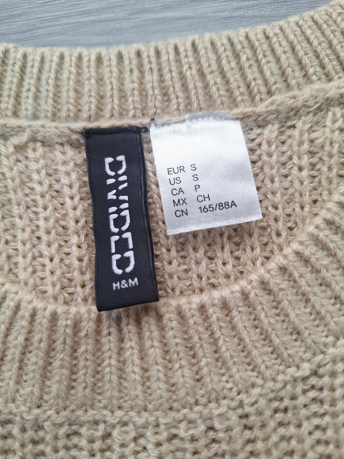 H&M Stricktop Rückenfrei 36