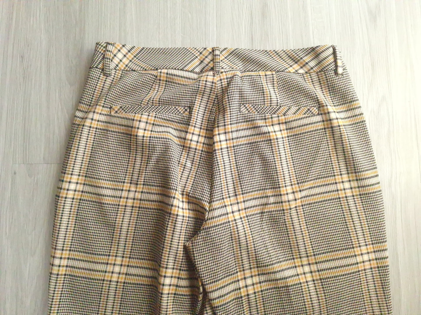 Yessica Slim Fit Stoffhose Karo 36