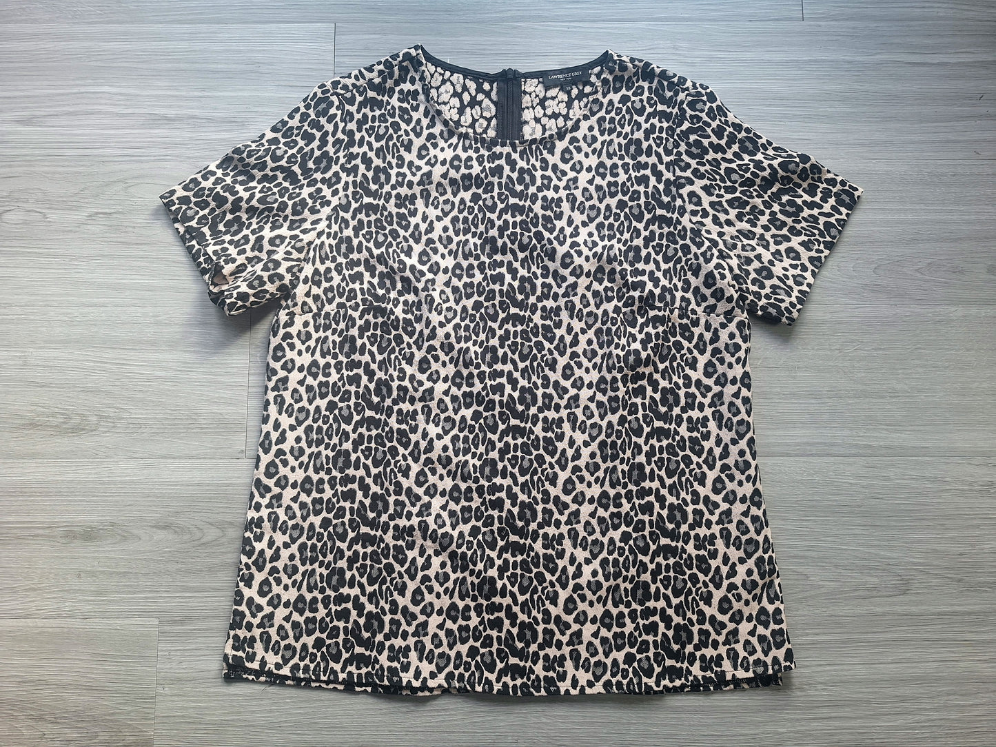 Lawrence Grey Blusenshirt Leopardenmuster 38