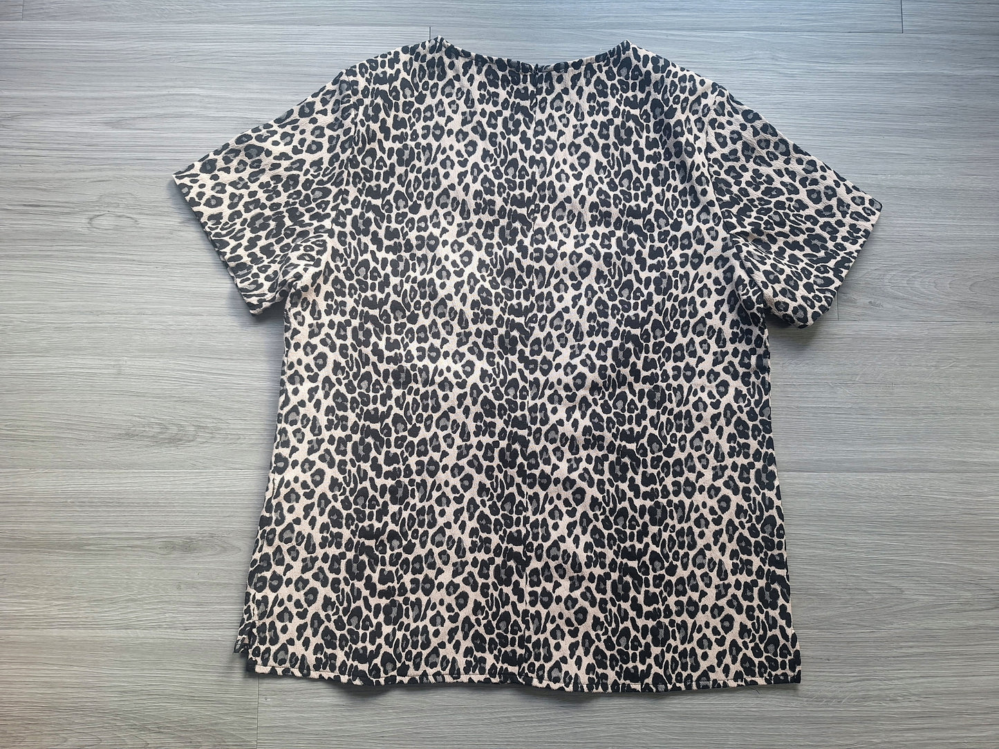 Lawrence Grey Blusenshirt Leopardenmuster 38
