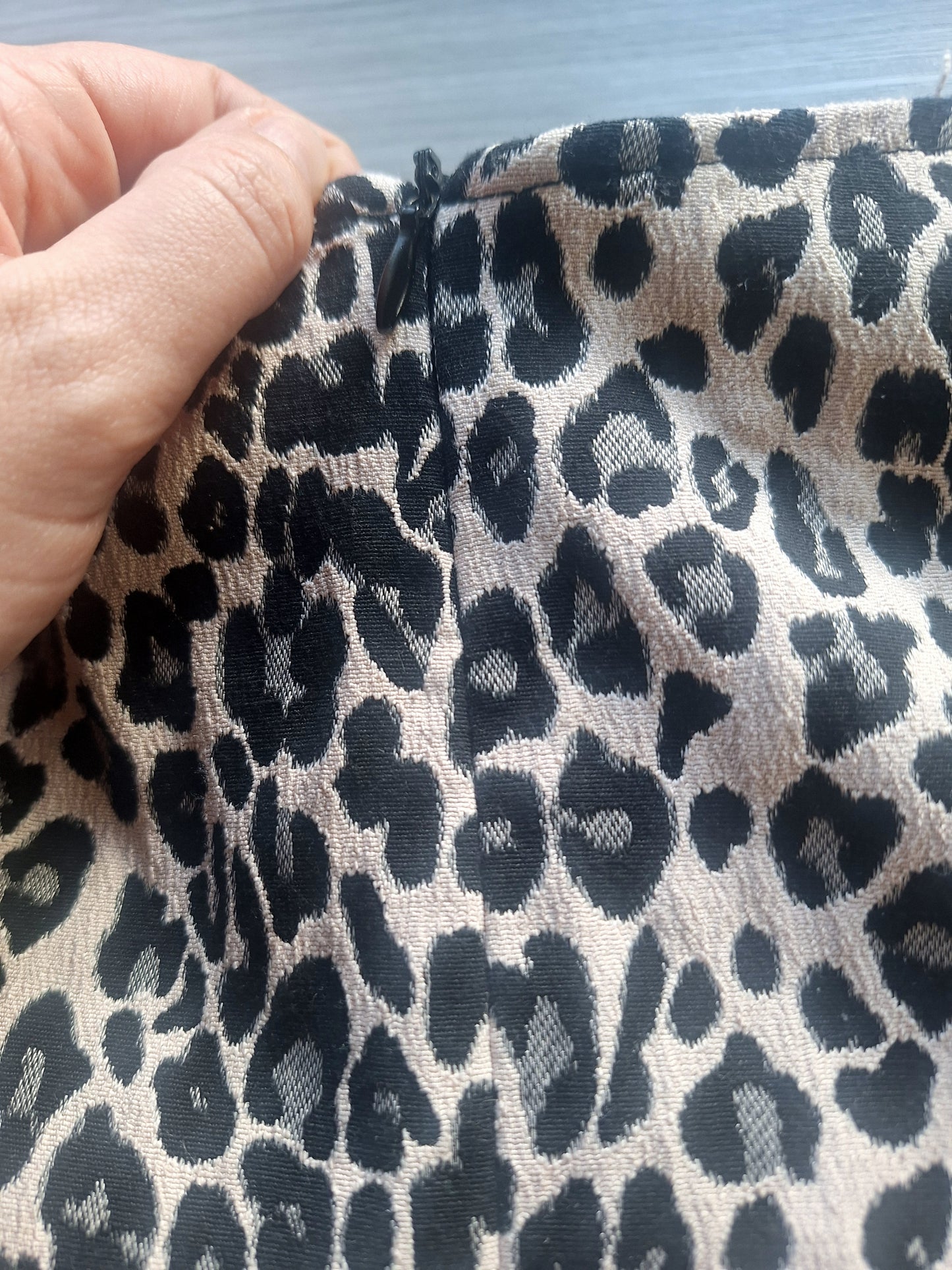 Lawrence Grey Blusenshirt Leopardenmuster 38
