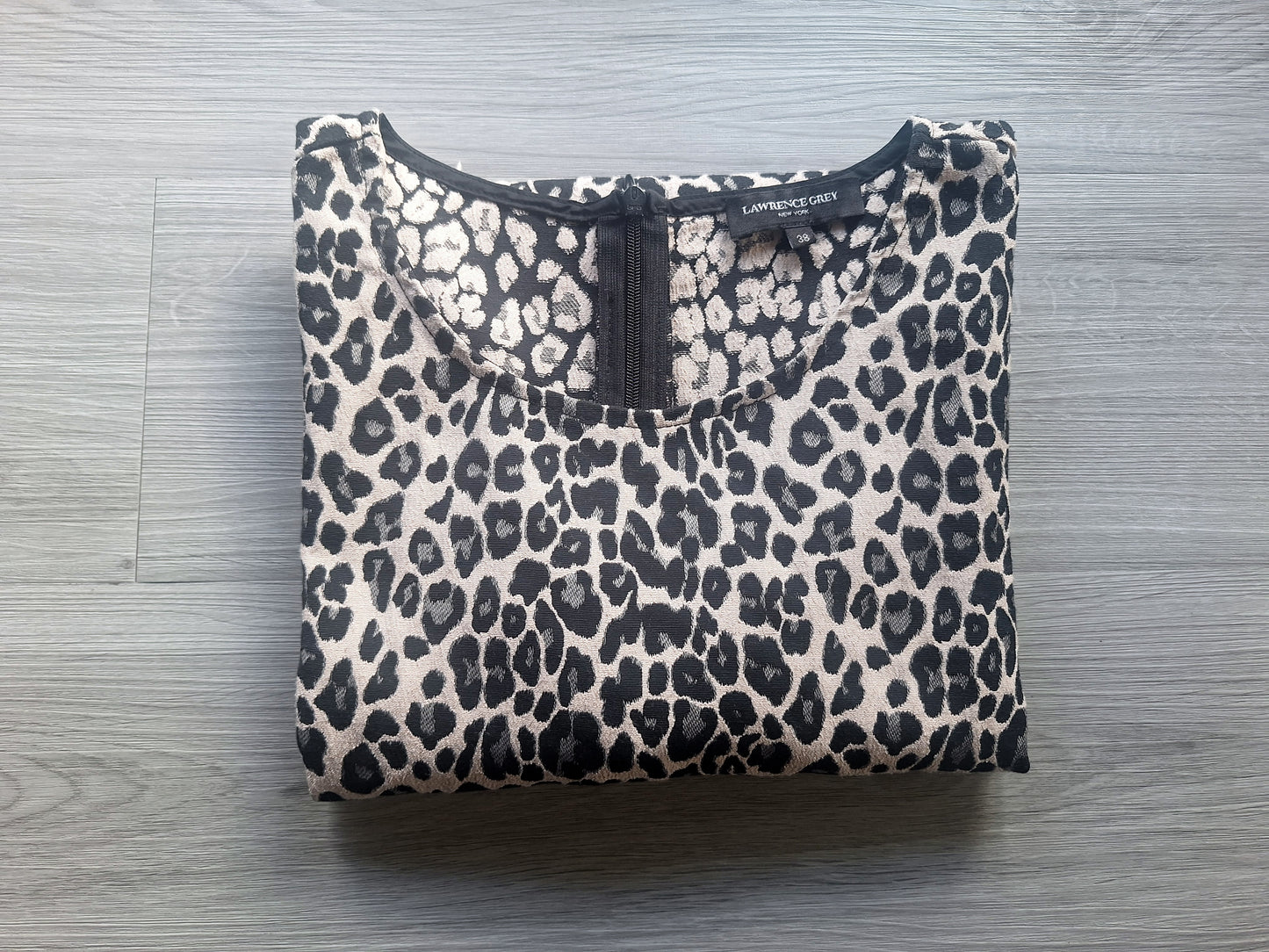 Lawrence Grey Blusenshirt Leopardenmuster 38