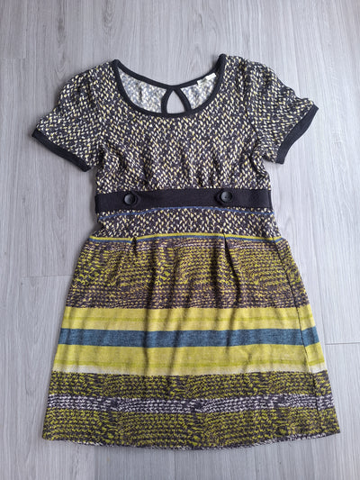 Lavand Strickkleid Musterkleid 36