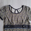Lavand Strickkleid Musterkleid 36