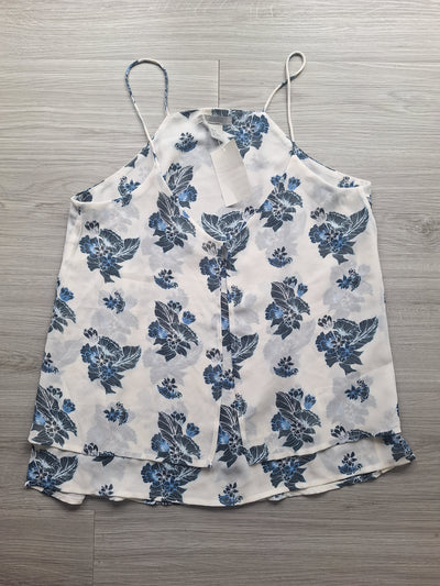 H&M Spaghettitop Blumenprint 36