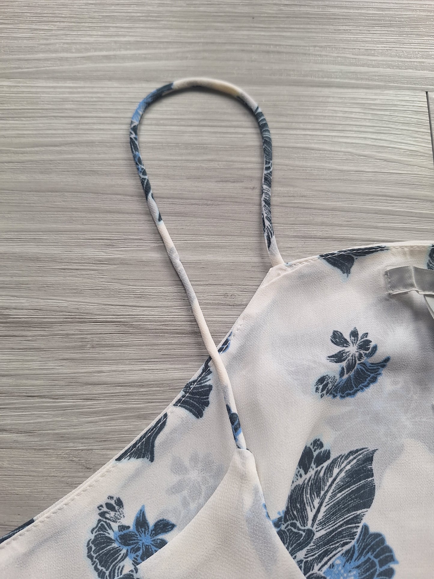 H&M Spaghettitop Blumenprint 36
