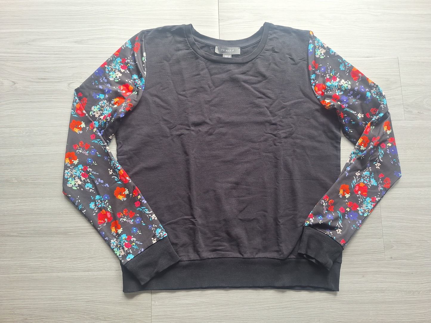 Primark Feinstrickpullover Blumenmuster 40