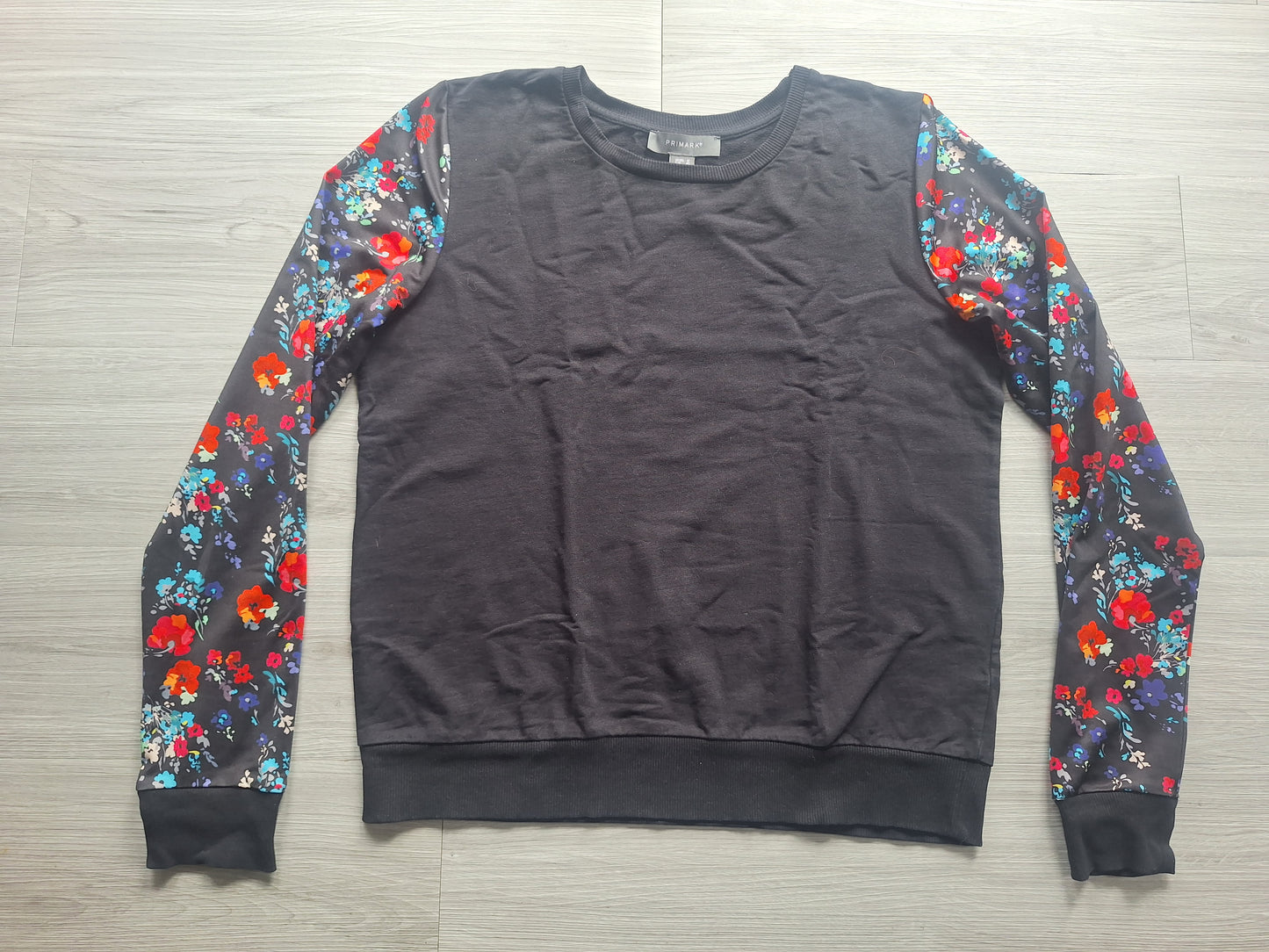 Primark Feinstrickpullover Blumenmuster 40