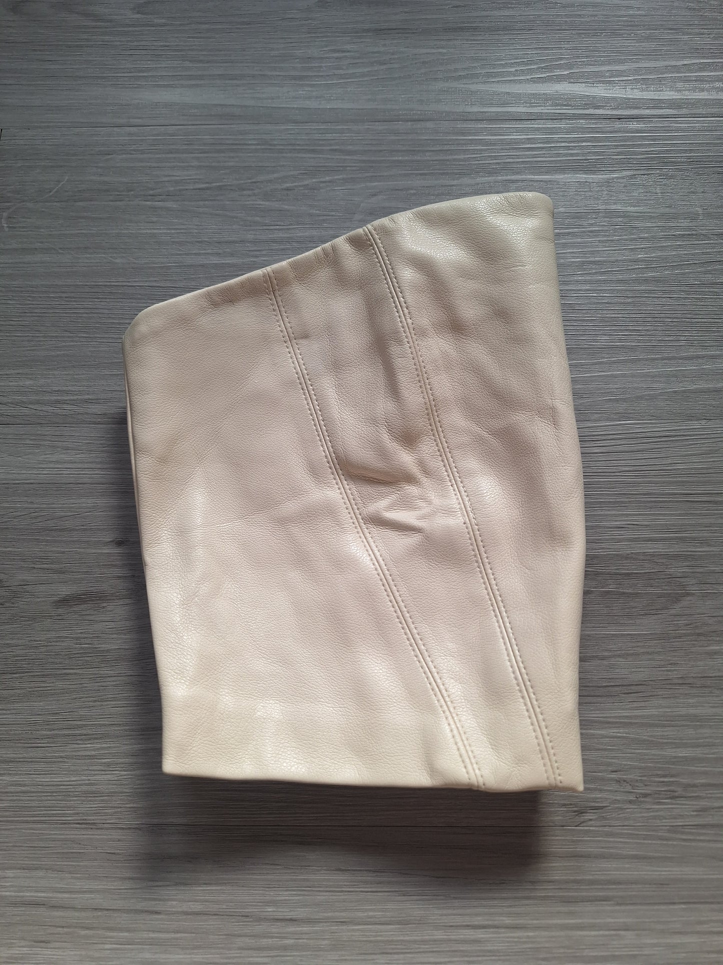 Zara Bandeau Top Kunstleder 36