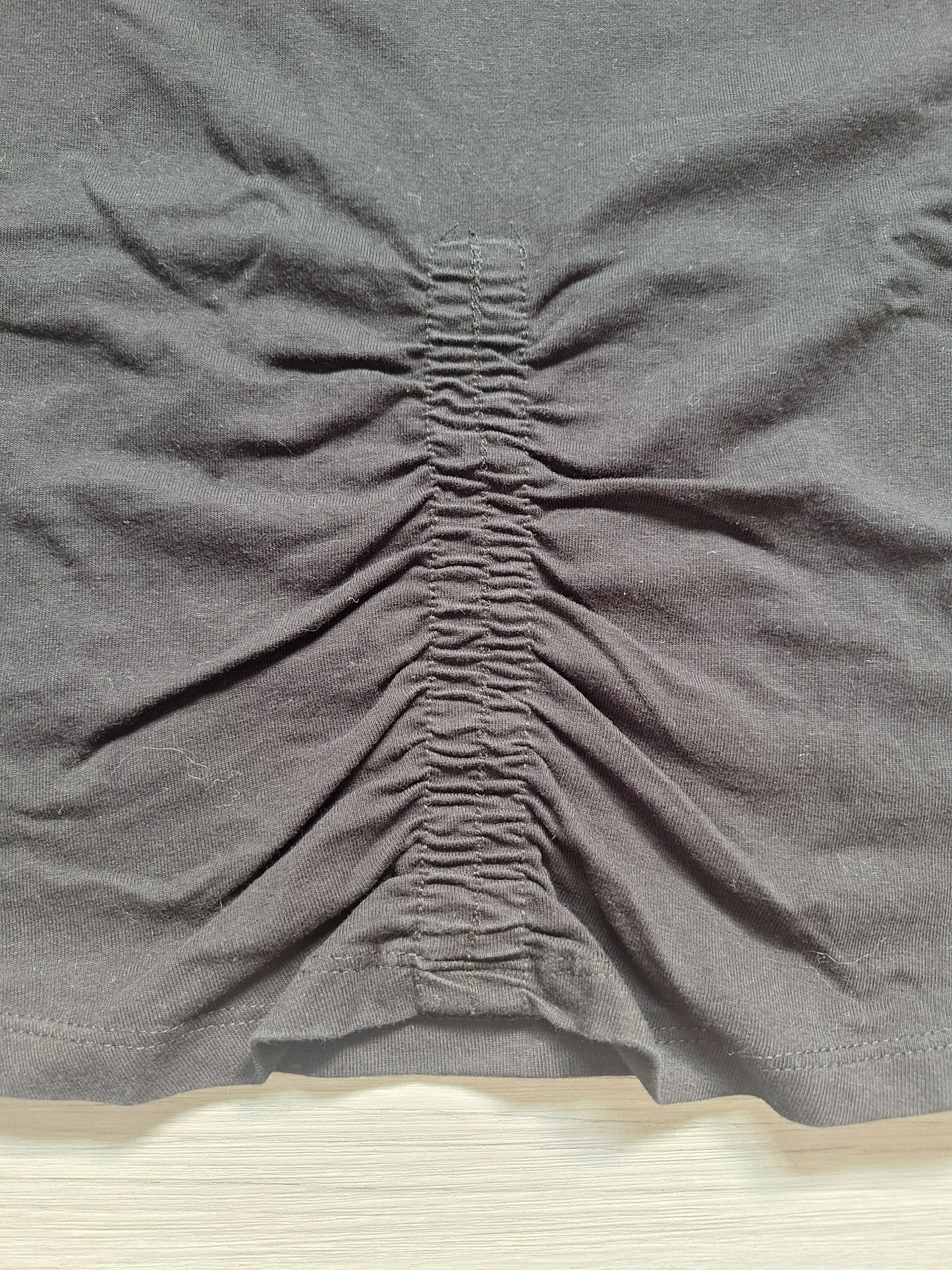 Zara Crop Shirt Raffung 36