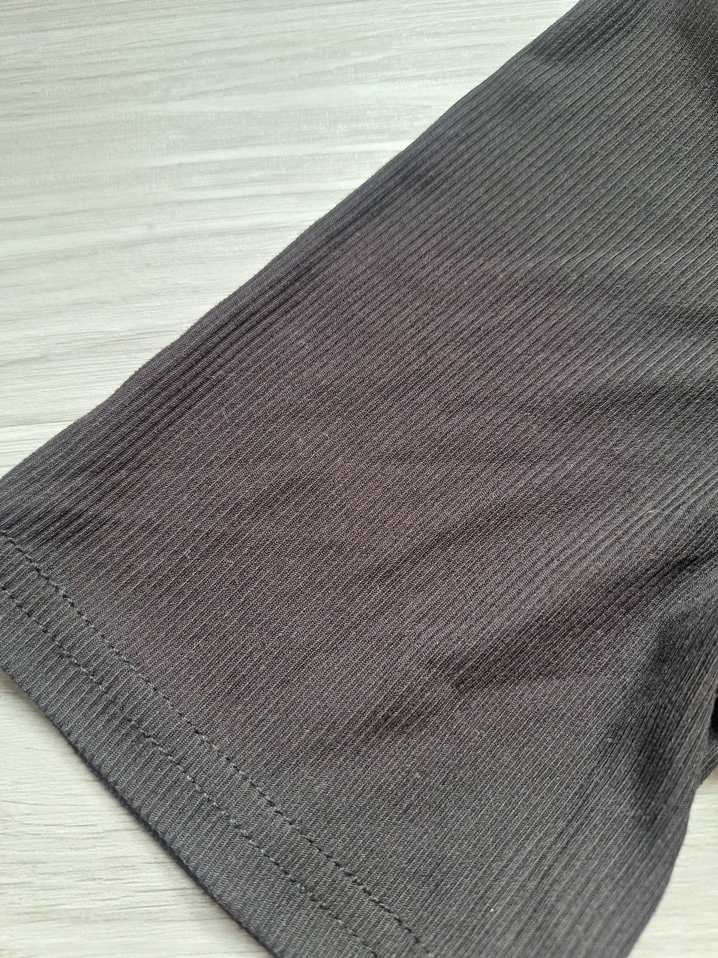 Shein Rippshirt Perlenknöpfen 38