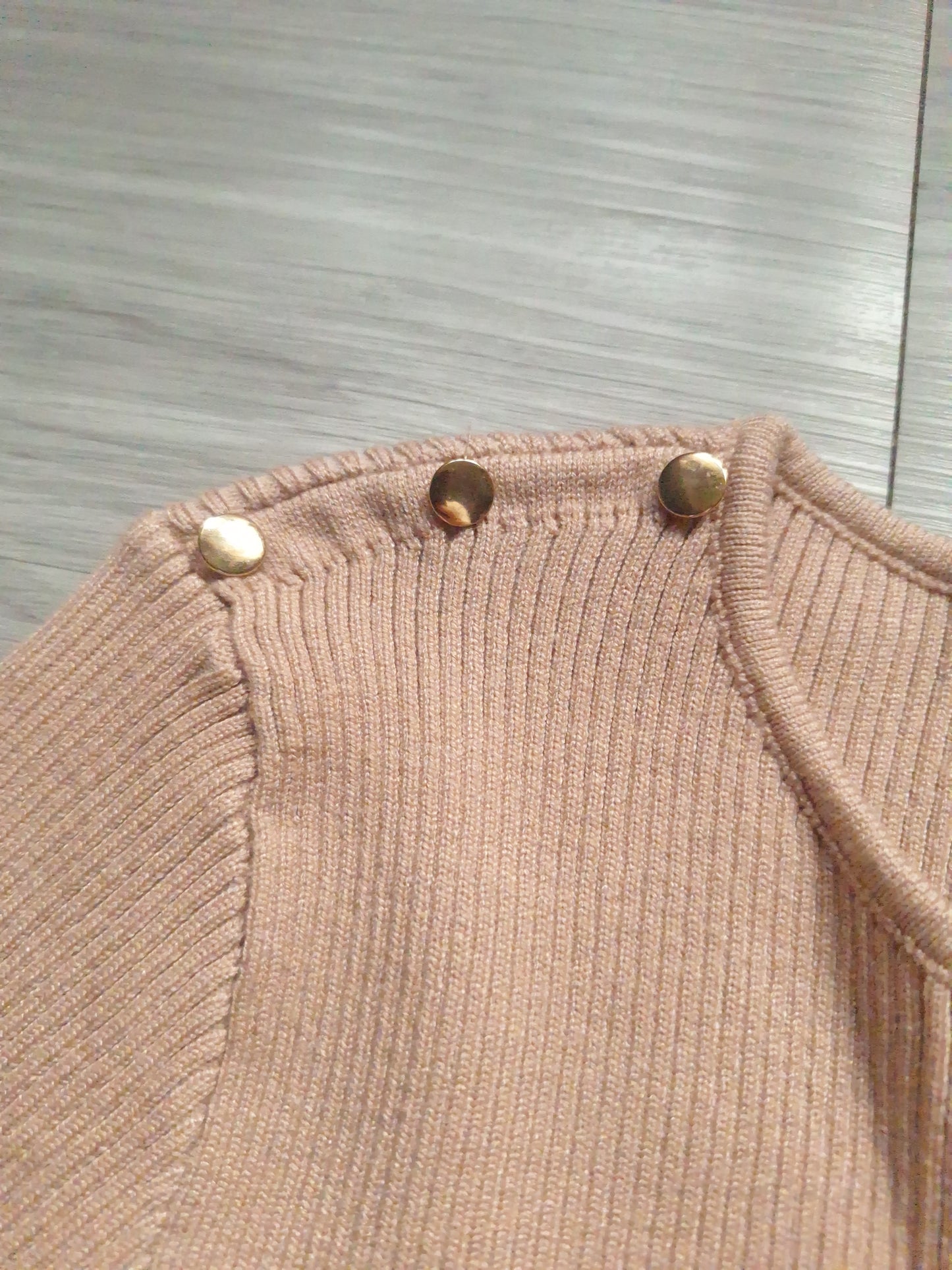 Rippstrick Pullover Langarm 38