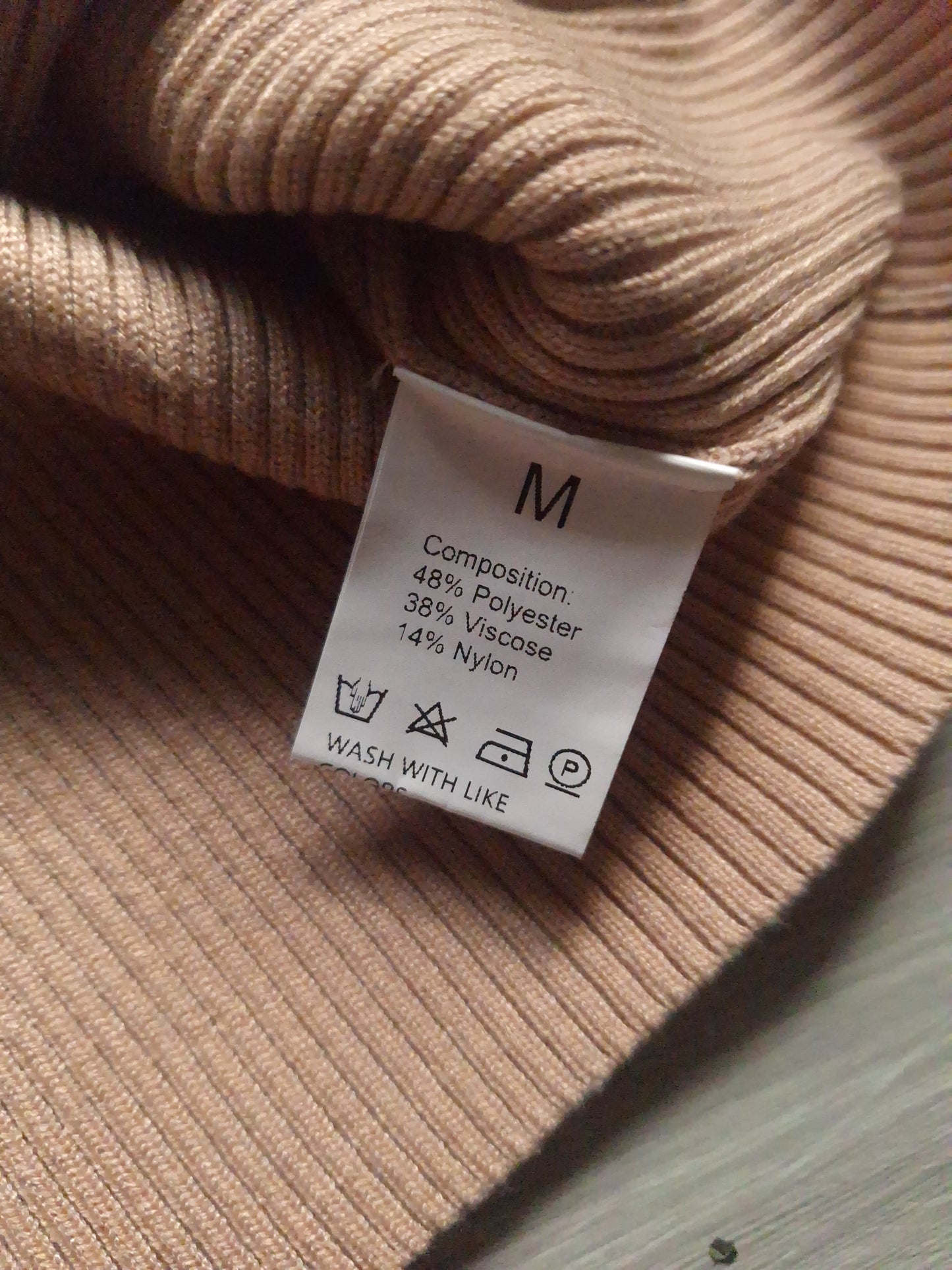 Rippstrick Pullover Langarm 38